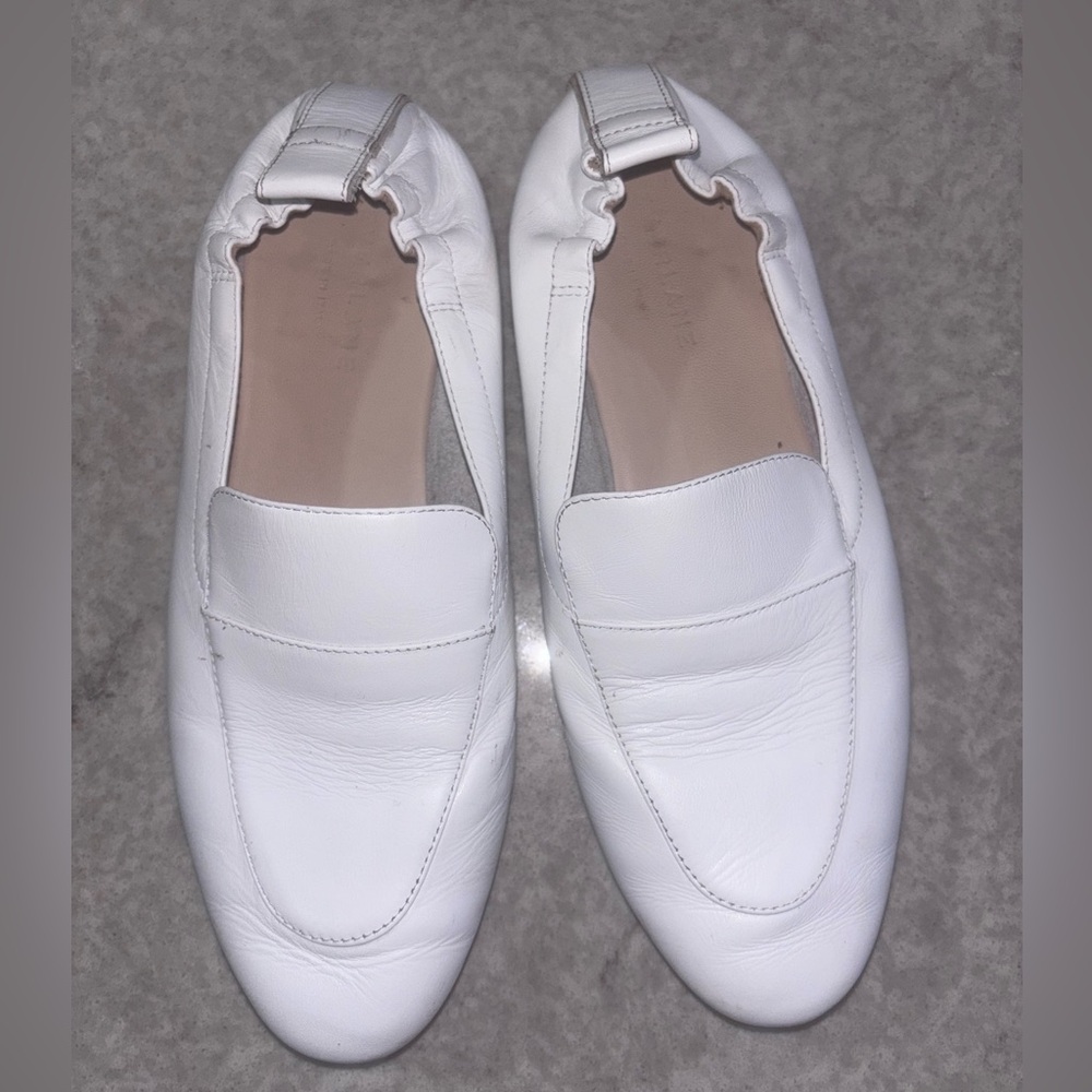 Everlane Women's White Leather Loafers